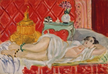 Henri Matisse Werke - Odalisque Harmonie in rot nackt 1926 abstrakte fauvism Henri Matisse